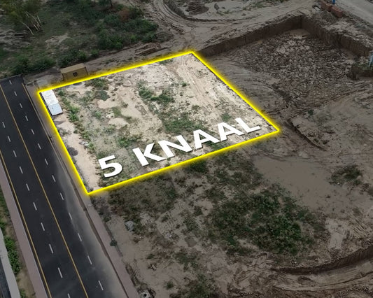 5 Kanal High-Rise Plot | 200-ft Height Approved | Tipu Sultan Block – Bahria Town Lahore